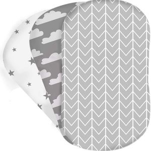 Brand New Bear’s Little Fish 3 Pack Bassinet Sheets